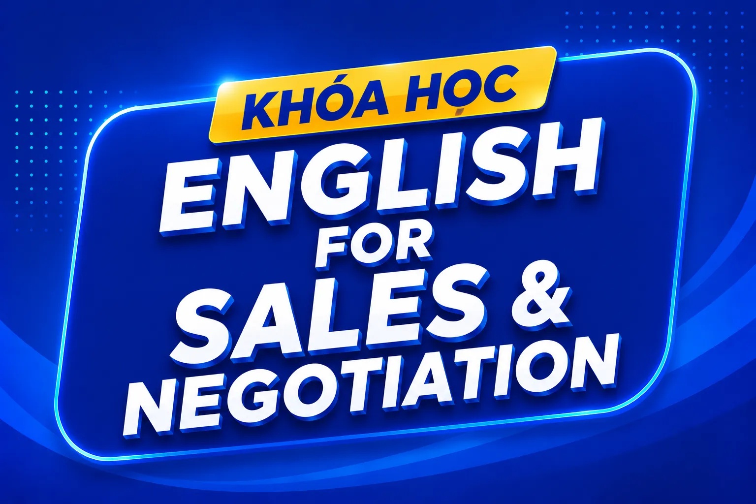 English for Sales & Negotiation