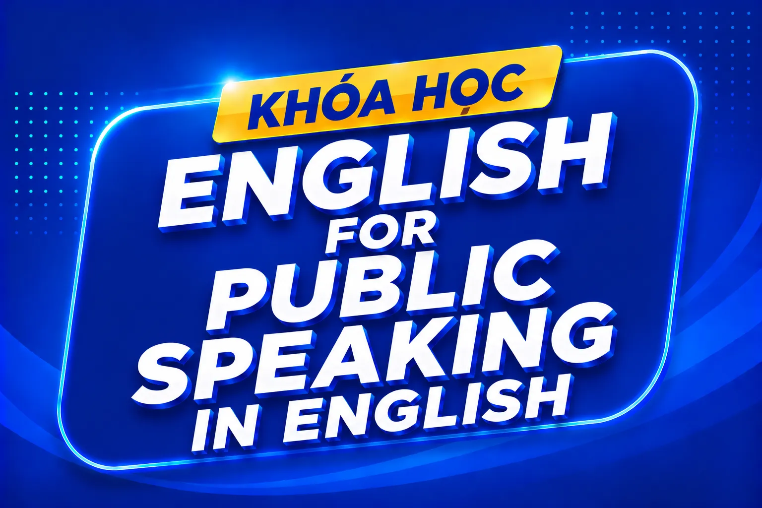 Public Speaking in English